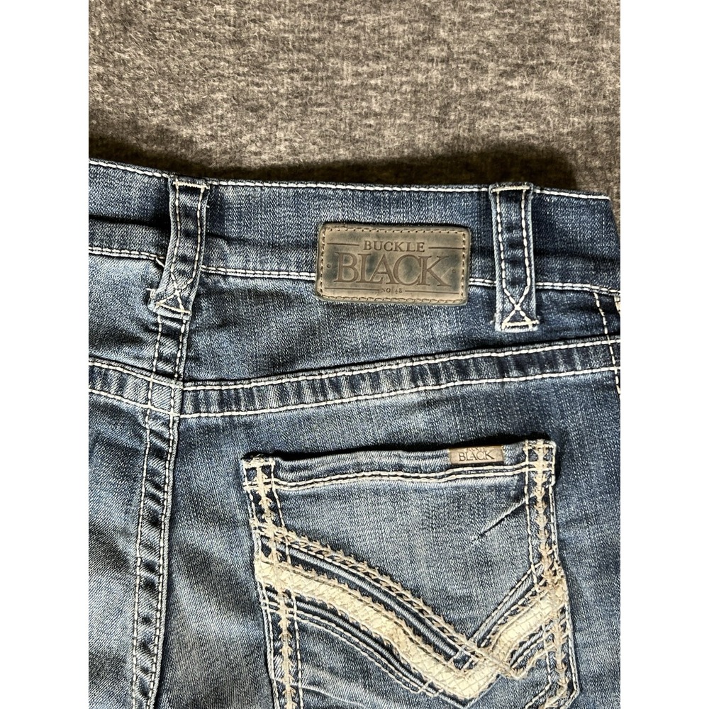 Buckle‎ Black Bootleg Jeans Blue Denim Womens Size 29Rx23 - Picture 10 of 12